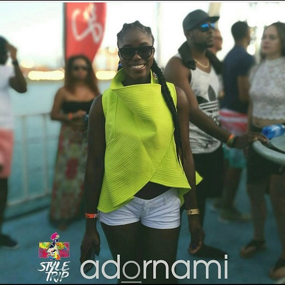 Lime green vest top - Picture 2 of 6